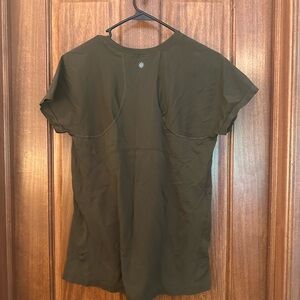 athleta momentum seamless Olive Green Women's Top